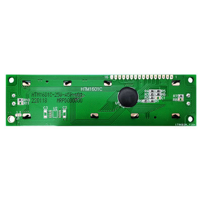 Módulo monocromático 1X16 del LCD del carácter con el interfaz HTM1601C de MCU