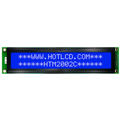 Módulo práctico del carácter de 20x2 LCD, módulo verde amarillo HTM2002C de STN LCD