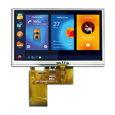 3.3V LCD resistente 4,3 pulgadas, pulgada TFT-H043A10SVIST5R40 de 800x480 LCD TFT 4,3
