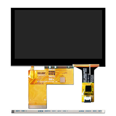800x480 monitor capacitivo de Pcap del módulo de la pantalla táctil del módulo de la exhibición de TFT LCD de 4,3 pulgadas