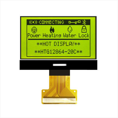 módulo gráfico ST7567 del LCD del DIENTE 128X64 con el contraluz lateral blanco HTG12864-20C