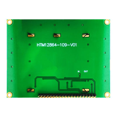 Módulo gráfico 128x64 del LCD de la exhibición azul de STN construido en ST7565R Cortrol
