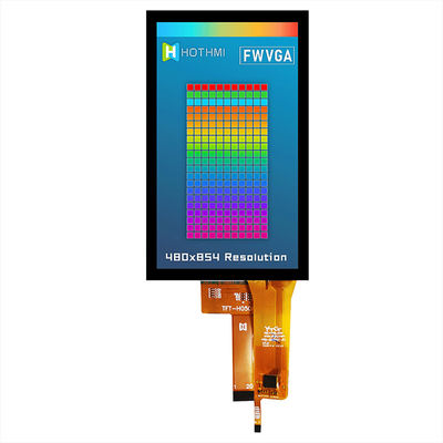 el panel LCD vertical TFT multiusos de 480x854 MIPI exhibe el monitor de Pcap de 5 pulgadas