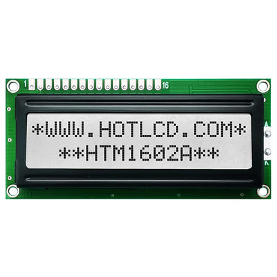 módulo STN medio HTM1602A verde amarillo de 16x2 16 PIN Character LCD
