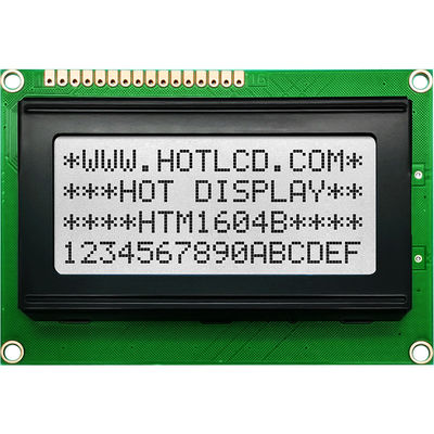 Módulo LCD del LCD del carácter de la MAZORCA 16X4 con el contraluz lateral blanco HTM1604B