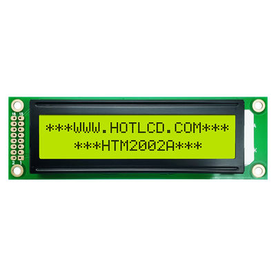 módulo del LCD del carácter de 20x2 MCU práctico con el contraluz verde HTM2002A