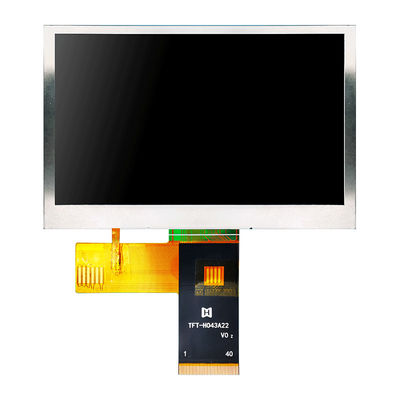 4,3 módulo ancho de la exhibición del LCD IPS de la temperatura de la pulgada 480x272 MCU