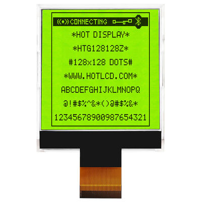 exhibición STN-gris gráfica HTG128128Z del módulo SSD1848 del LCD del DIENTE 128X128