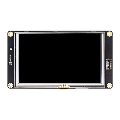 5 el panel de exhibición serial elegante del módulo de la pantalla 800x480 UART TFT LCD de la pulgada con tacto resistente
