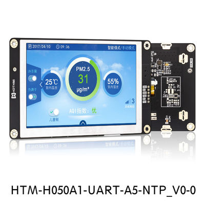 5 el panel de exhibición serial elegante del módulo de la pantalla 800x480 UART TFT LCD de la pulgada con el interfaz de TTL