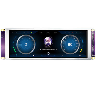 Exhibición 1280x400 MCU del estilo IPS TFT LCD de la barra de 7,84 pulgadas para el monitor del coche