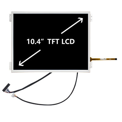 10,4 el panel de exhibición ancho resistente de TFT de la temperatura del tacto 1024x768 de la pulgada IPS para los aparatos médicos
